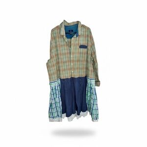 George Classic Blue Upcycled Midi Dress